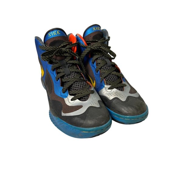 Nike Zoom Hyperfranchise XD Mens Size 9 Blue Gray Basketball Shoes Sneakers - Picture 2 of 12